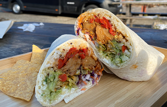 Vegetarischer Buritto